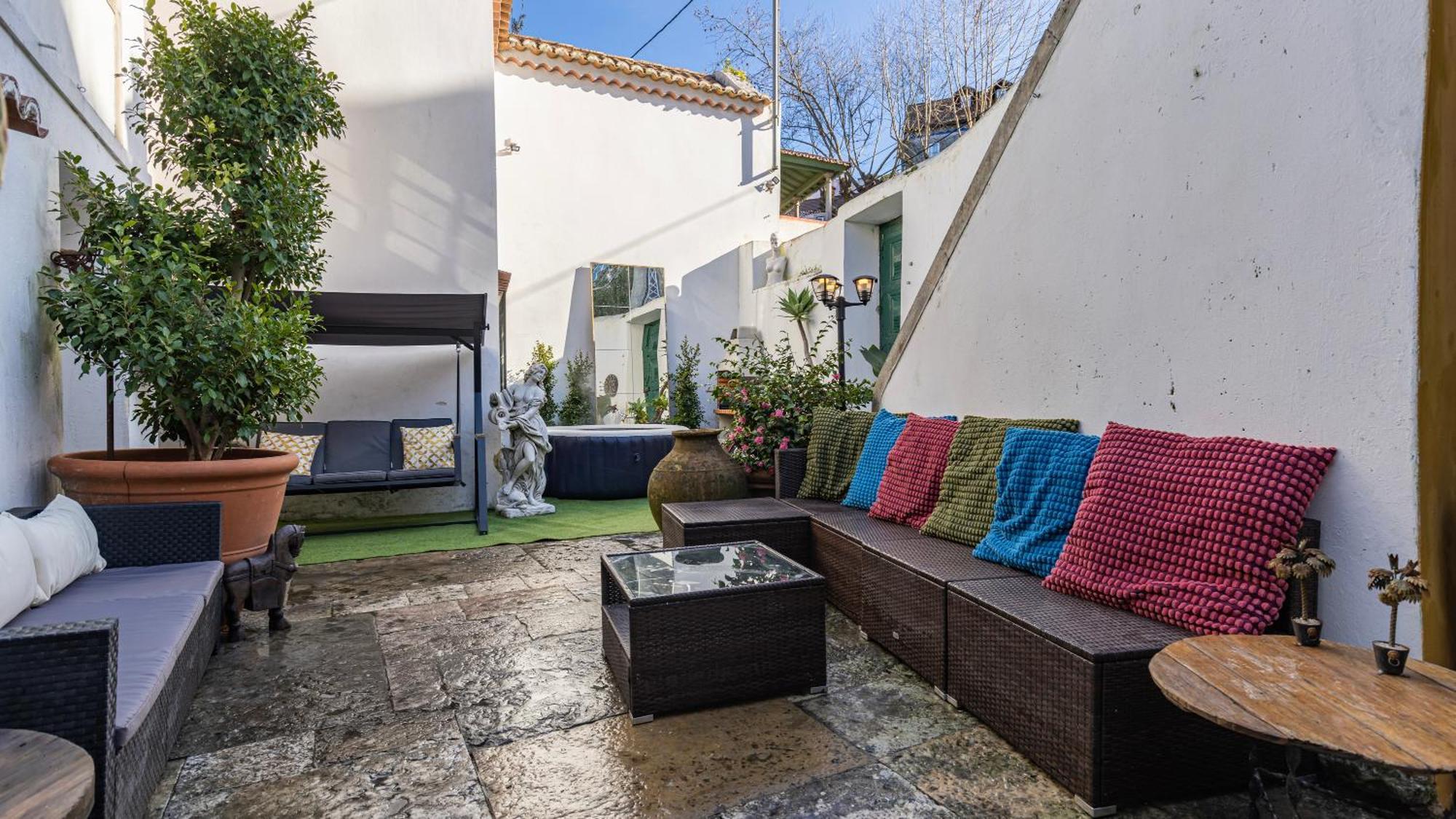Small Cozy Room In Palace Patio With Hot Tub And Snooker - Sintra Wow Экстерьер фото